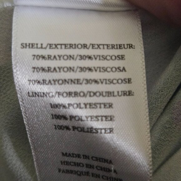 Rails Juni Gardenia Floral Flutter Sleeve V-neck Tie Waist Midi Dress Size S - Picture 9 of 10